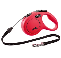 Flexi New Classic Medium Κορδόνι 5m Εως 20kg Κόκκινο