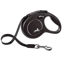 Flexi New Classic XSmall Ιμάντας 3m έως 12kg Μαύρο