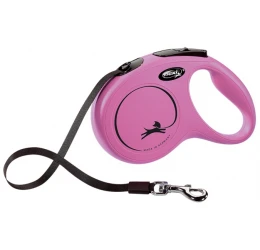 Flexi New Classic Small Ιμάντας 5m Εως 15kg Ροζ