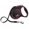 Flexi Black Design Medium Ιμάντα 5m Εως 25kg Pink