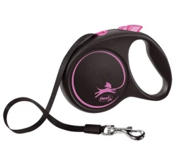 Flexi Black Design Large Ιμάντα 5m Εως 50kg Pink