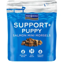 Fish4dogs Puppy Salmon Morsels Joint Λιχουδιές Σκύλου με Σολομό για τις Αρθρώσεις 150gr Fish4dogs Puppy Salmon Morsels Joint Λιχουδιές Σκύλου με Σολομό για τις Αρθρώσεις 150gr