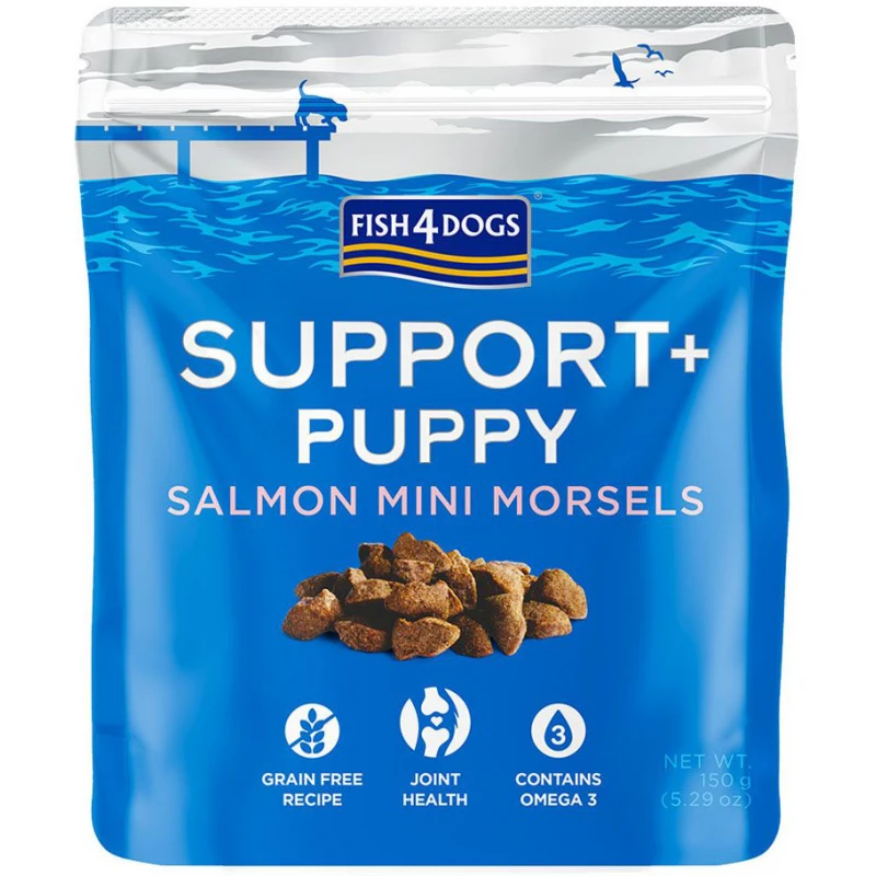 Fish4dogs Puppy Salmon Morsels Joint Λιχουδιές Σκύλου με Σολομό για τις Αρθρώσεις 150gr ΣΚΥΛΟΙ