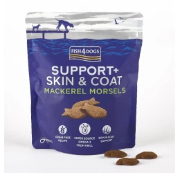Fish4dogs Support Skin & Coat Λιχουδιές Σκύλου με Μπουκιές Σκουμπριού 225g Fish4dogs Support Skin & Coat Λιχουδιές Σκύλου με Μπουκιές Σκουμπριού 225g