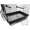 Κλουβί Flamingo Parakeet Cage Nusa Black για μικρά και μεσαία Πουλιά  35 x 28 x 46 cm ΠΟΥΛΙΑ