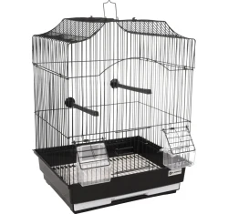 Κλουβί Flamingo Parakeet Cage Lampung 2 Black για Μικρά και Μεσαία Πουλιά  34 X 28 X 44,5cm Κλουβί Flamingo Parakeet Cage Lampung 2 Black για Μικρά και Μεσαία Πουλιά  34 X 28 X 44,5cm