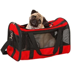 Τσάντα Μεταφοράς Σκύλου & Γάτας Flamingo Divina Red 50x28x30cm Τσάντα Μεταφοράς Σκύλου & Γάτας Flamingo Divina Red 50x28x30cm