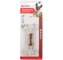 Παιχνίδι - Κόκκαλο Flamingo TPR  Bone Transpa Beef Flavour Medium 12cm Παιχνίδι - Κόκκαλο Flamingo TPR  Bone Transpa Beef Flavour Medium 12cm