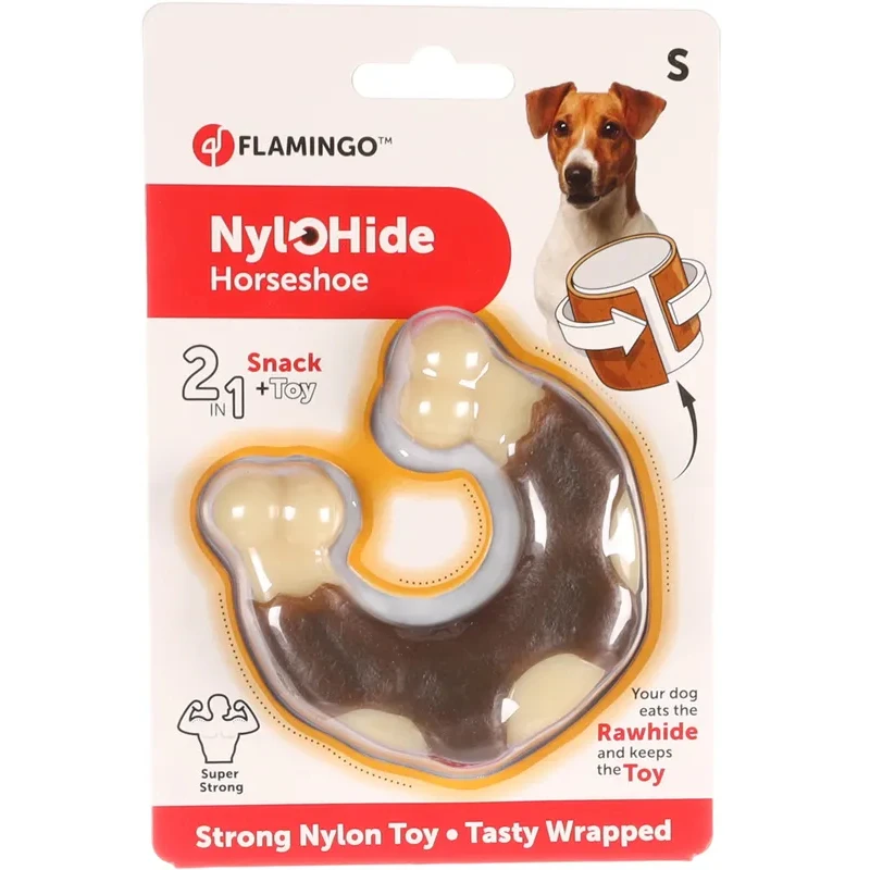 Παιχνίδι Σκύλου Πέταλο Flamingo Toy Nylohide Horseshoe Small 8,5cm ΣΚΥΛΟΙ