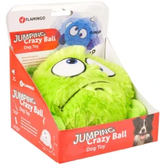 Παιχνίδι Σκύλου Flamingo Jumping Ball Green 15x15x10cm