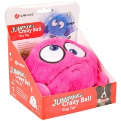 Παιχνίδι Σκύλου Flamingo Jumping Ball Pink 15x15x10cm