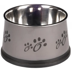 Μπολ πιατάκι ανοξείδωτο Flamingo Long Eared Fusion 900ml για Σκύλους με Μακριά Αυτιά