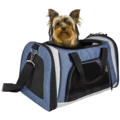 Τσάντα Μεταφοράς Σκύλου & Γάτας Flamingo Martha Blue 46x28x28cm Τσάντα Μεταφοράς Σκύλου & Γάτας Flamingo Martha Blue 46x28x28cm