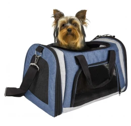 Τσάντα Μεταφοράς Σκύλου & Γάτας  Flamingo Martha Blue 46x28x28cm Τσάντα Μεταφοράς Σκύλου & Γάτας  Flamingo Martha Blue 46x28x28cm