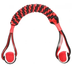 Παιχνίδι Σκύλου Flamingo Movas Tug Μπάλα με σχοινί 6x55cm Παιχνίδι Σκύλου Flamingo Movas Tug Μπάλα με σχοινί 6x55cm