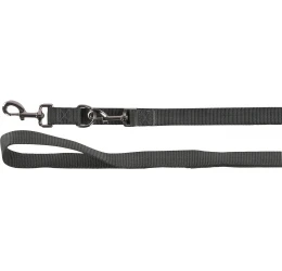Λουρί - Οδηγός Σκύλου 3 σημείων Flamingo Training Leash Ziggi Black 2,5x200cm Σκούρο Γκρι Λουρί - Οδηγός Σκύλου 3 σημείων Flamingo Training Leash Ziggi Black 2,5x200cm Σκούρο Γκρι