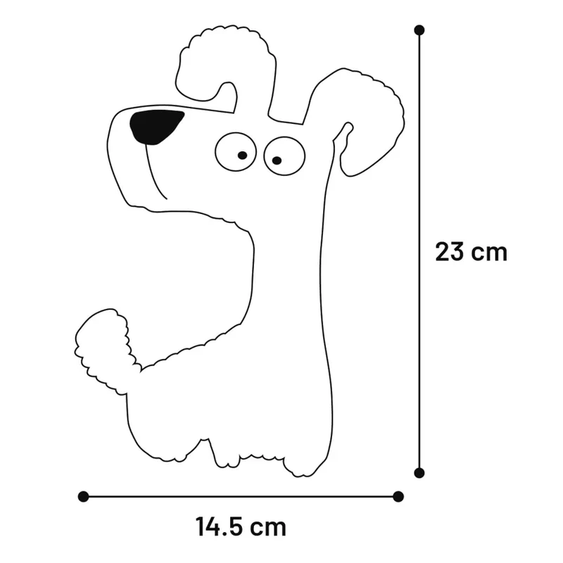 Παιχνίδι Σκύλου Λούτρινο Καμηλοπάρδαλη Phebbles Dog 23x14cm ΣΚΥΛΟΙ