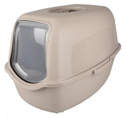 Κλειστή τουαλέτα γάτας Flamingo Lexi 56x39x39,50cm Μπεζ Κλειστή τουαλέτα γάτας Flamingo Lexi 56x39x39,50cm Μπεζ