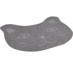 Πατάκι Άμμου για Λεκάνη Γάτας Flamingo Tray Mat Zelda Matti 40x30cm Γκρι