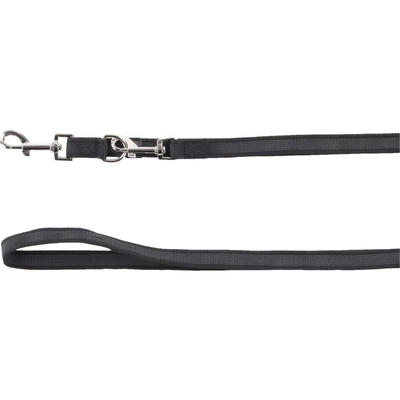 Λουρί - Οδηγός Σκύλου 3 σημείων Flamingo Training Leash Magi Grey 2x200cm ΣΚΥΛΟΙ