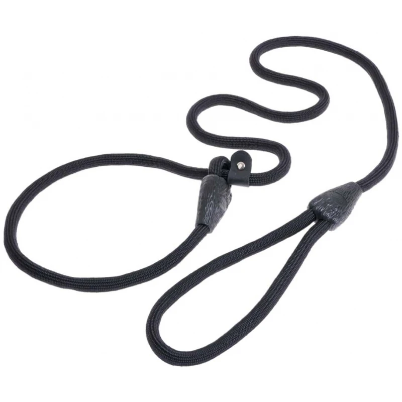 Λουρί - Οδηγός Σκύλου Πνίχτης Σκύλου Flamingo Anti-Pull Leash Aiden Black 1x170cm ΣΚΥΛΟΙ