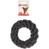 Παιχνίδι Σκύλου Flamingo Ringo Cord Ring Dark grey 15x4,5cm ΣΚΥΛΟΙ