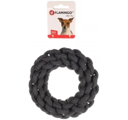Παιχνίδι Σκύλου Flamingo Ringo Cord Ring Dark grey 15x4,5cm Παιχνίδι Σκύλου Flamingo Ringo Cord Ring Dark grey 15x4,5cm