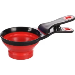 Μπολ Φαγητού & Νερού για Σκύλους και Γάτες Flamingo Food Scoop with Bag Clip Red / Black με Κλιπ για Σακούλα 237ml Μπολ Φαγητού & Νερού για Σκύλους και Γάτες Flamingo Food Scoop with Bag Clip Red / Black με Κλιπ για Σακούλα 237ml