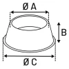 Μπολ Καλής Πέψης για Σκύλους και Γάτες Flamingo Mangi 8x5,4x11,5cm 225ml ΣΚΥΛΟΙ