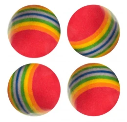 Παιχνίδι Μπάλα για Γάτα Flamingo Rainball Softballs 4τμχ