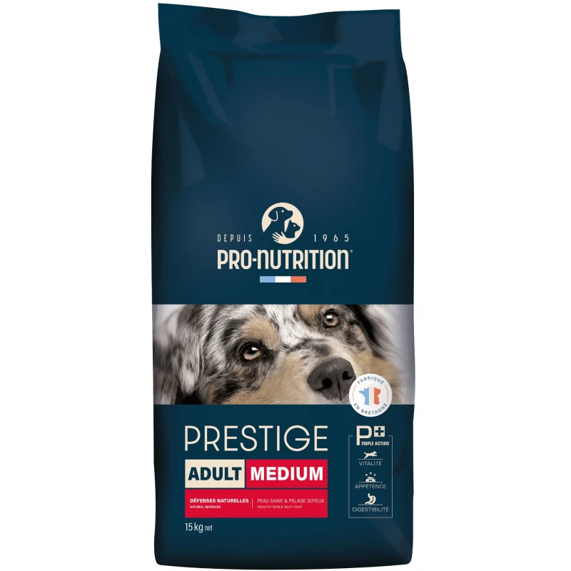Pro-Nutrition Prestige (Flatazor) Medium 15kg + 3kg +4 Dentastix Δώρο (Ελαφρώς σκισμένο) Σκύλοι
