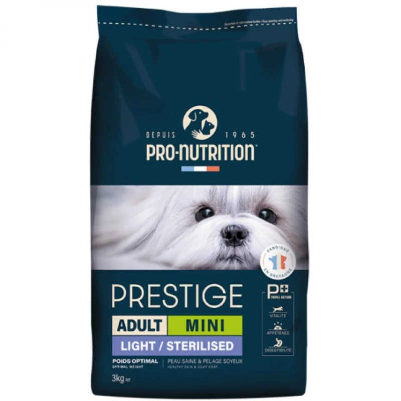 Flatazor Prestige Mini Light-Sterilized 3kg ΞΗΡΑ ΤΡΟΦΗ ΣΚΥΛΟΥ