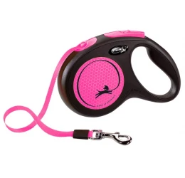 Flexi Neon Medium Ιμάντας 5m Μέχρι 25kg Ροζ Flexi Neon Medium Ιμάντας 5m Μέχρι 25kg Ροζ