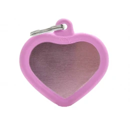 Ταυτότητα Σκύλου My Family Hushtags Alluminium Καρδιά Ροζ Ταυτότητα Σκύλου My Family Hushtags Alluminium Καρδιά Ροζ