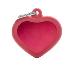 Ταυτότητα Σκύλου My Family Hushtags Alluminium Καρδιά Κόκκινη Ταυτότητα Σκύλου My Family Hushtags Alluminium Καρδιά Κόκκινη