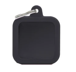 Ταυτότητα Σκύλου My Family Hushtags Alluminium Square Μαύρο Ταυτότητα Σκύλου My Family Hushtags Alluminium Square Μαύρο