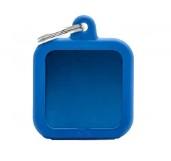 Ταυτότητα Σκύλου My Family Hushtags Alluminium Square Μπλε Ταυτότητα Σκύλου My Family Hushtags Alluminium Square Μπλε