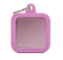 Ταυτότητα Σκύλου My Family Hushtags Alluminium Square Ροζ Ταυτότητα Σκύλου My Family Hushtags Alluminium Square Ροζ