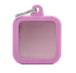 Ταυτότητα Σκύλου My Family Hushtags Alluminium Square Ροζ Ταυτότητα Σκύλου My Family Hushtags Alluminium Square Ροζ