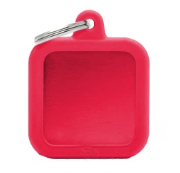 Ταυτότητα Σκύλου My Family Hushtags Alluminium Square Κοκκίνο Ταυτότητα Σκύλου My Family Hushtags Alluminium Square Κοκκίνο