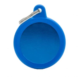 Ταυτότητα Σκύλου My Family Hushtags Alluminium Κύκλος Μπλε