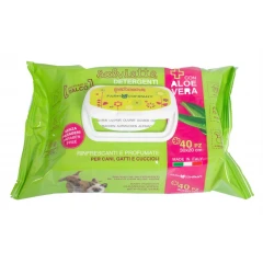Μαντηλάκια Καθαρισμού Farm Company Pet Care Aloe Vera & Talc 40τμχ