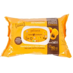 Μαντηλάκια Καθαρισμού Farm Company Pet Care Apricot & Papaya 40τμχ