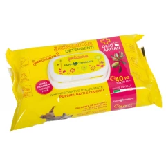 Μαντηλάκια Καθαρισμού Farm Company Pet Care Argan Oil & Bergamot 40τμχ