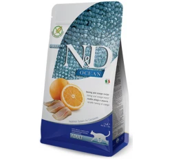 N&D Grain Free Ocean Herring & Orange Adult Cat 1,5kg N&D Grain Free Ocean Herring & Orange Adult Cat 1,5kg
