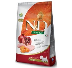 N&D Grain Free Pumpkin Chicken & Pomegranate Adult Mini 2,5kg
