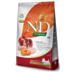 N&D Grain Free Pumpkin Chicken & Pomegranate Adult Mini 2,5kg