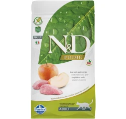 N&D Prime Cat Grain Free Wild Boar & Apple Adult 1,5kg N&D Prime Cat Grain Free Wild Boar & Apple Adult 1,5kg