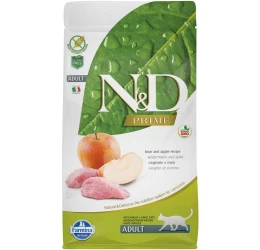 N&D Prime Cat Grain Free Wild Boar & Apple Adult 1,5kg N&D Prime Cat Grain Free Wild Boar & Apple Adult 1,5kg