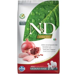 N&D Prime Chicken & Pomegranate Adult Medium & Maxi 12kg N&D Prime Chicken & Pomegranate Adult Medium & Maxi 12kg
